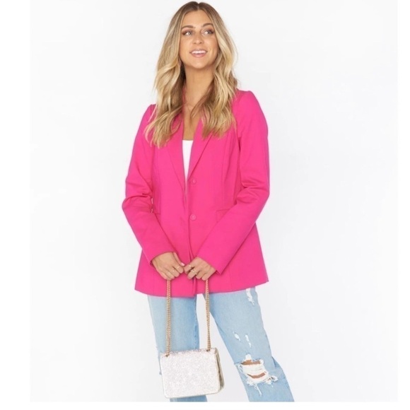 Show Me Your MuMu Hot Pink Major Blazer - Picture 1 of 16